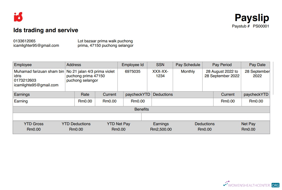 Download Ids trading and servive Photoshop template